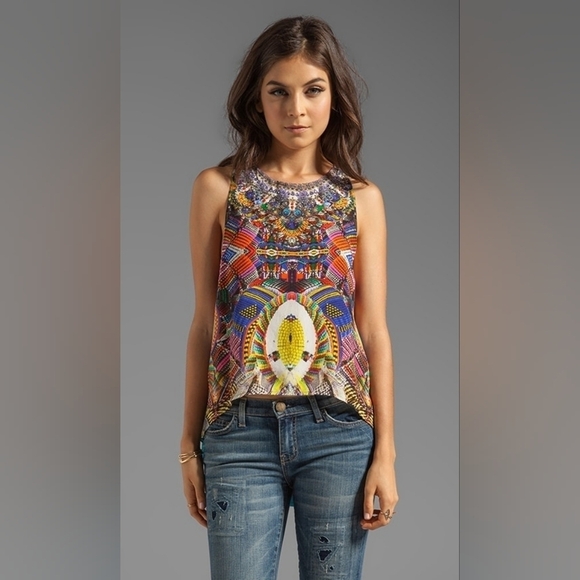 Camilla African Queen Silk Tank in Olapa - Picture 1 of 9